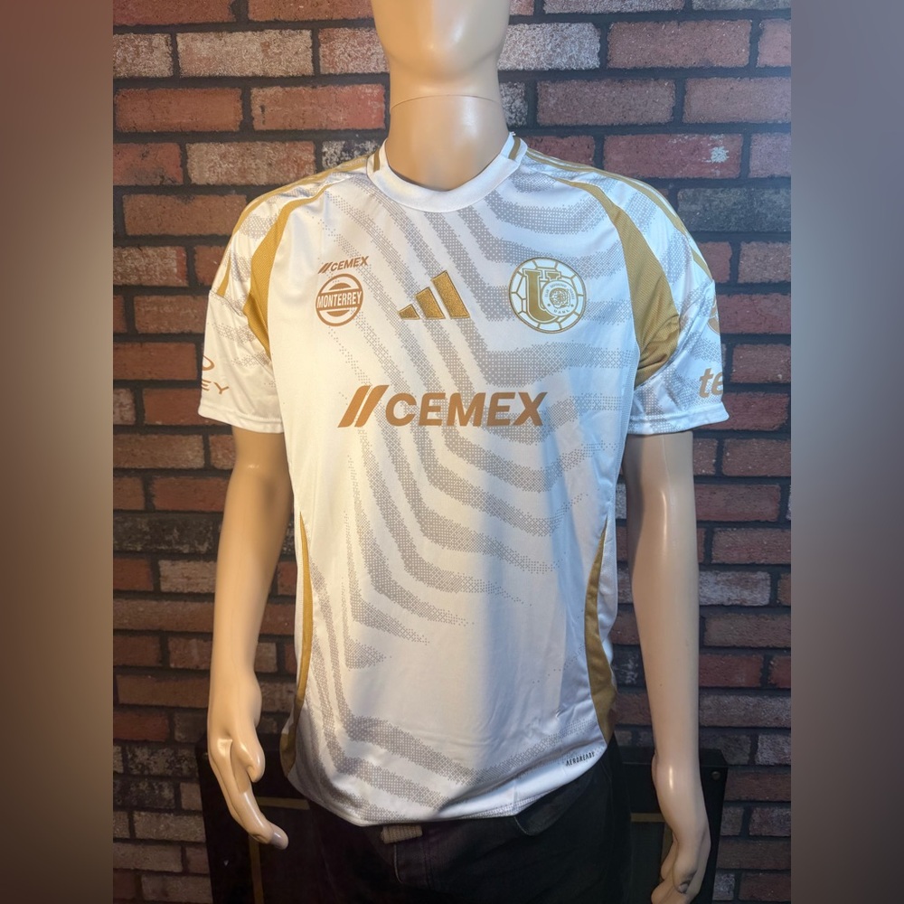 Adidas UANL 24/25 Tigres White/Gold Jersey L